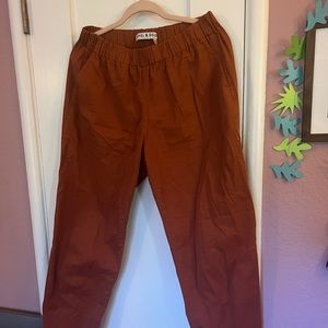 Gravel & Gold Volta Pants in Clay